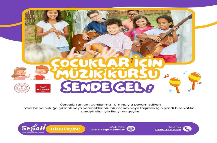 Segah Sanat Merkezi Ücretsiz Tanıtım Dersleri ile Sanatı Keşfedin